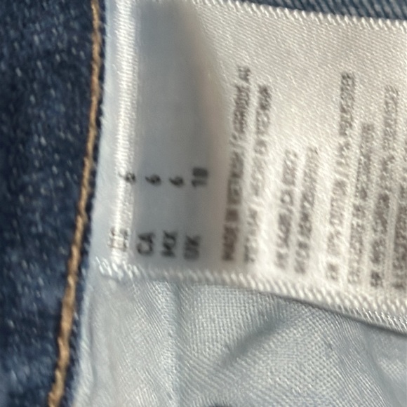 American Eagle Distressed Blue Denim Cutoff Shorts - Picture 5 of 5